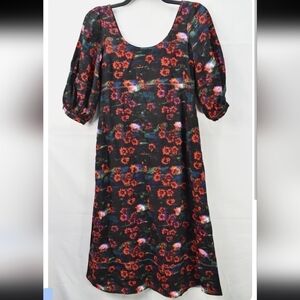 Rachel Comey Women's Floral Print  3/4 Sleeve Dress,NWOT Size 6